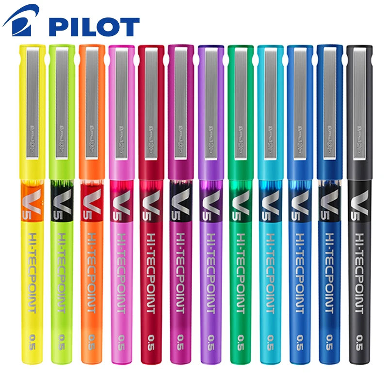 Pilot Pen V5 - Пилот 6/12, гелевая ручка с полной