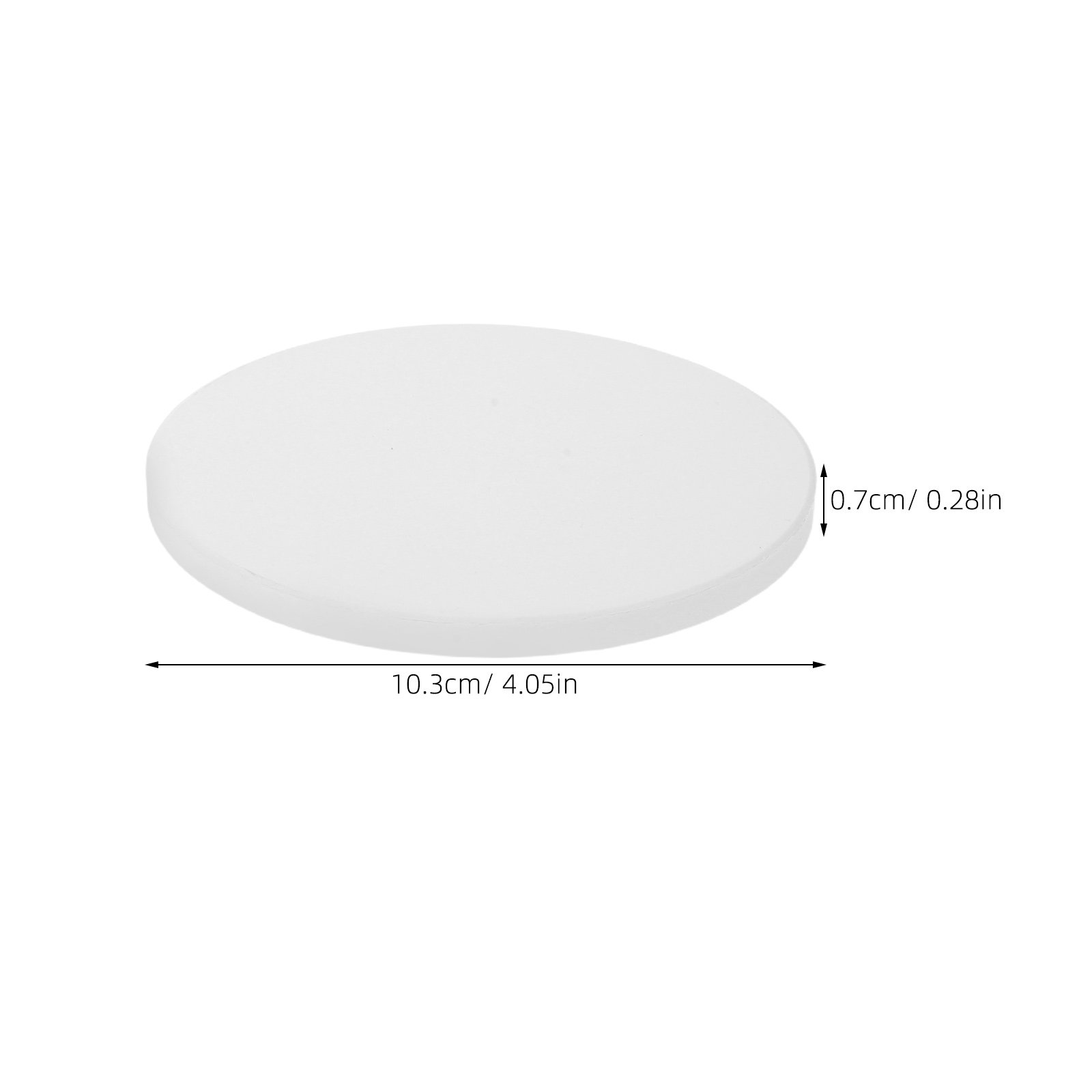 Набор из 12 белых круглых кера – обзор и цена Ceramic Tile Blank
